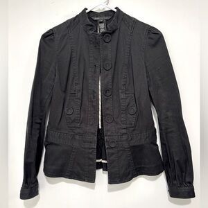 Marc Jacobs Fitted Jacket Black Size 0